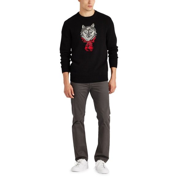 Men's Chaps Classic-Fit Crewneck Sweater - Picture 1 of 3